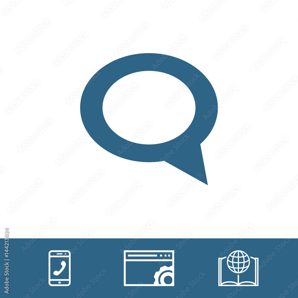 comment icon stock vector illustration flat design comment icon stock vector illustration flat design