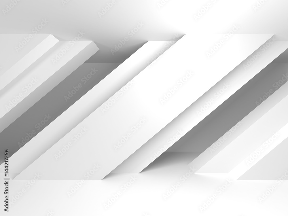 Abstract Modern White Architecture Background Abstract Modern White Architecture Background