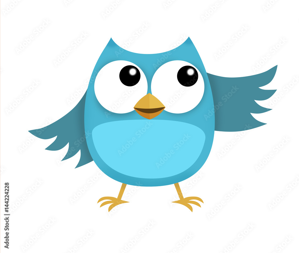 funny happy owl illustration for your design funny happy owl illustration for your design