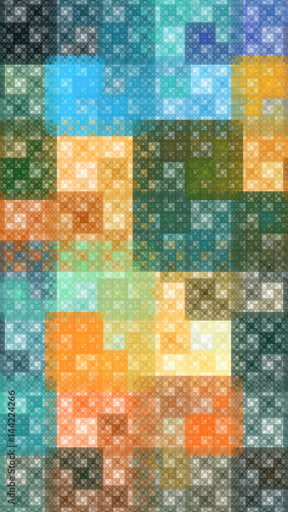 Colorful pattern fractal background Colorful pattern fractal background