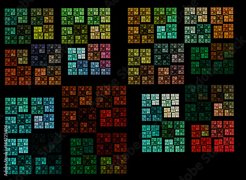 abstract art colorful squares
