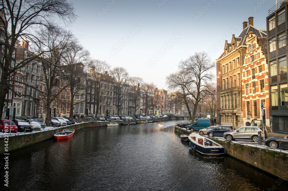canaux à Amsterdam