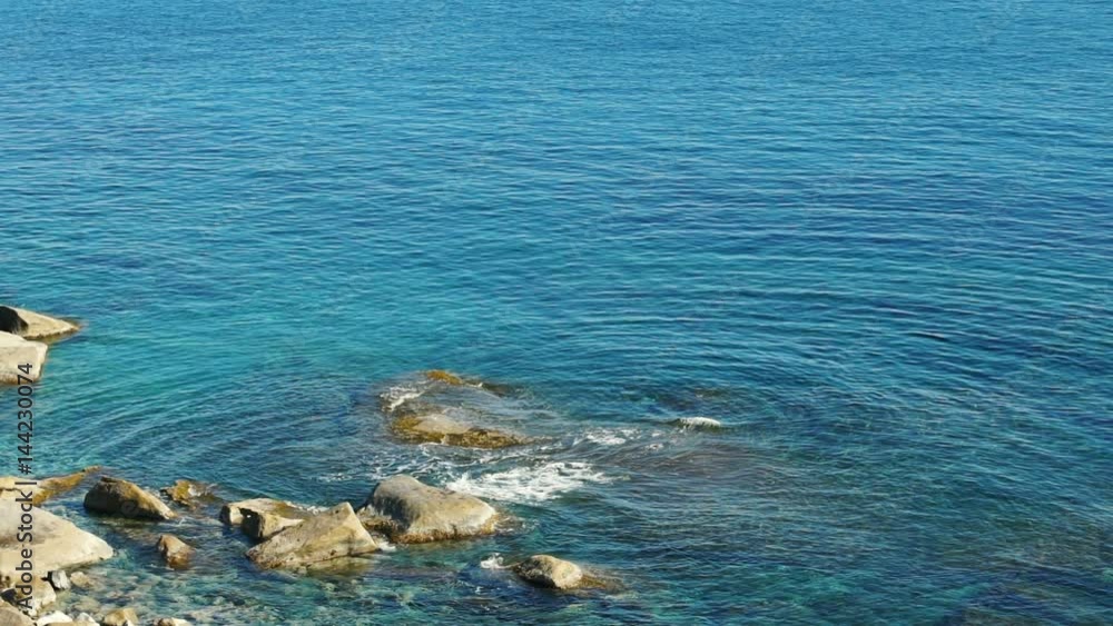 Slow motion of waves in a Mediterranean sea, Hd Slow motion of waves in a Mediterranean sea, Hd