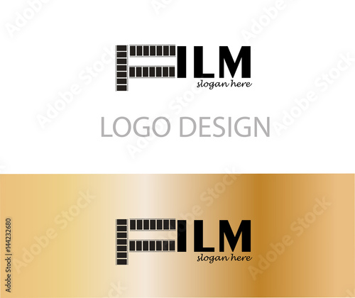 Cinema film logo design