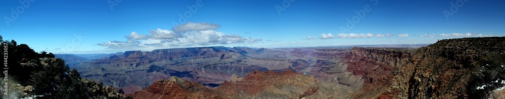 Traumhafte Panorama Aussicht Grand Canyon Nationalpark von South Rim Traumhafte Panorama Aussicht Grand Canyon Nationalpark von South Rim