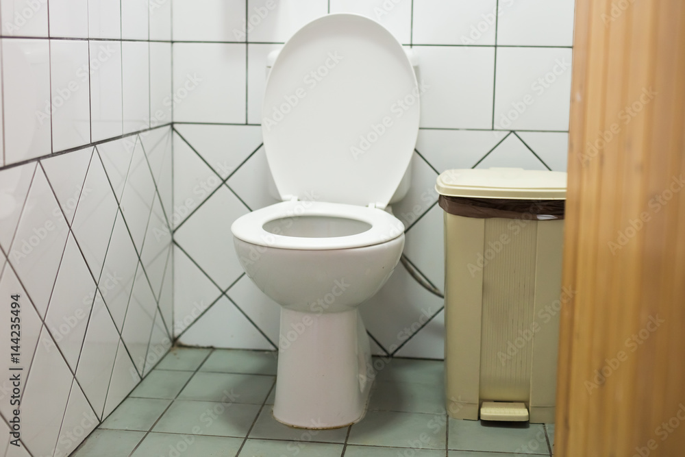 White toilet bowl White toilet bowl
