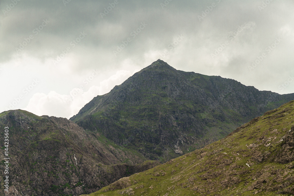 Peak of mount Snowdon