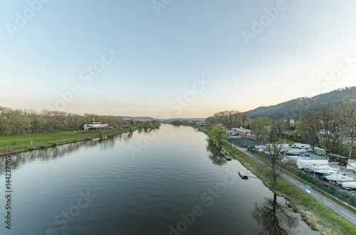 Vltava river from The Bridge of Intelligentsia