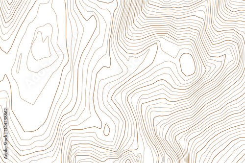 Abstract topographic map. Vintage vector background.