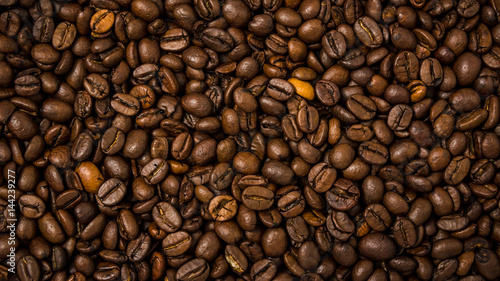 Coffee beans texture
