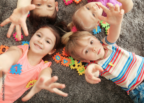 Cute little children playin...