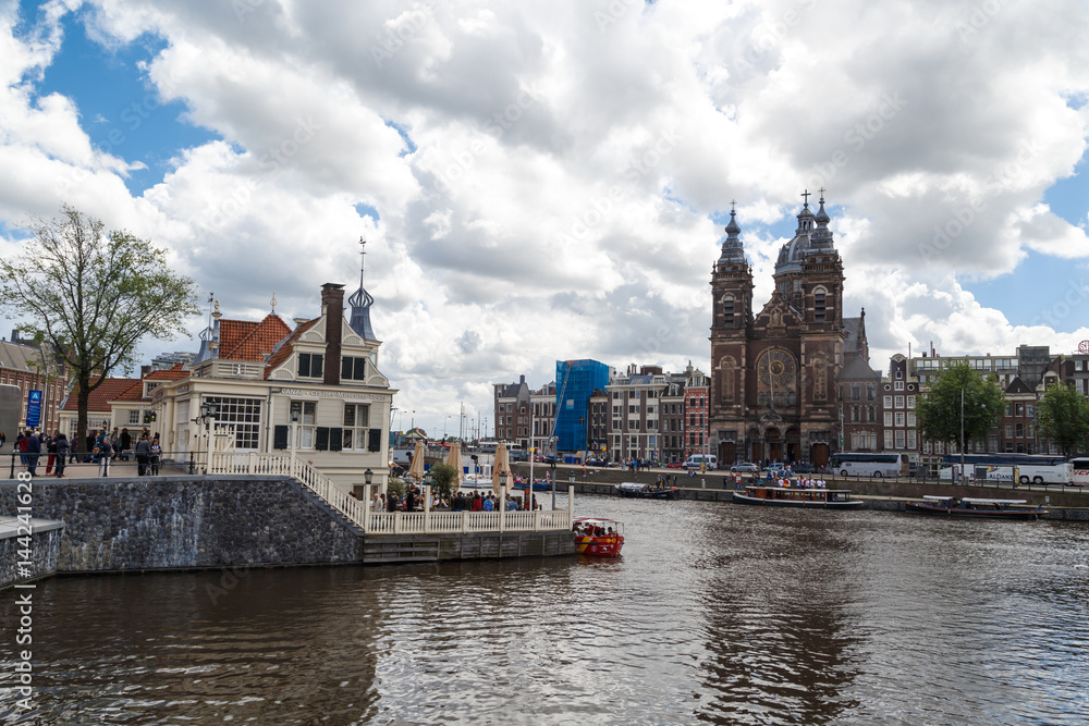 Obraz premium Amsterdam St. Nicholas Church