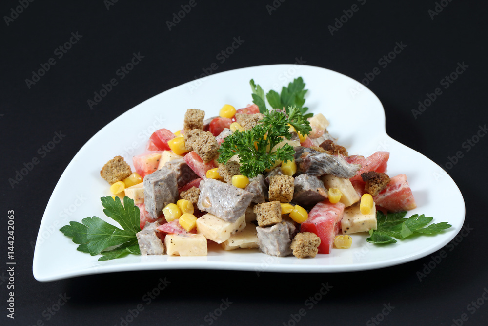 Appetizing salad. Appetizing salad.