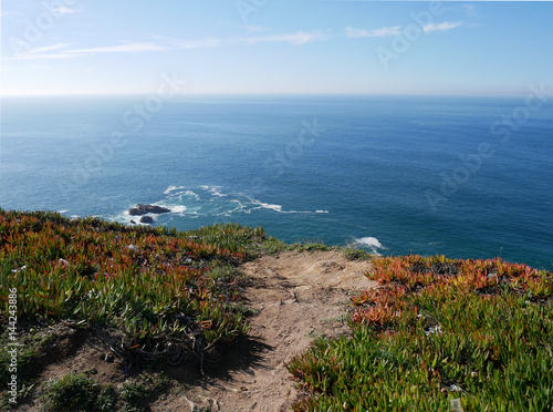 Cabo da Roca in Portugal - the westernmost point of continental Europe