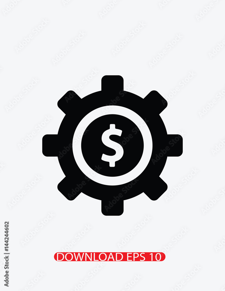 Settings icon, Vector Settings icon, Vector