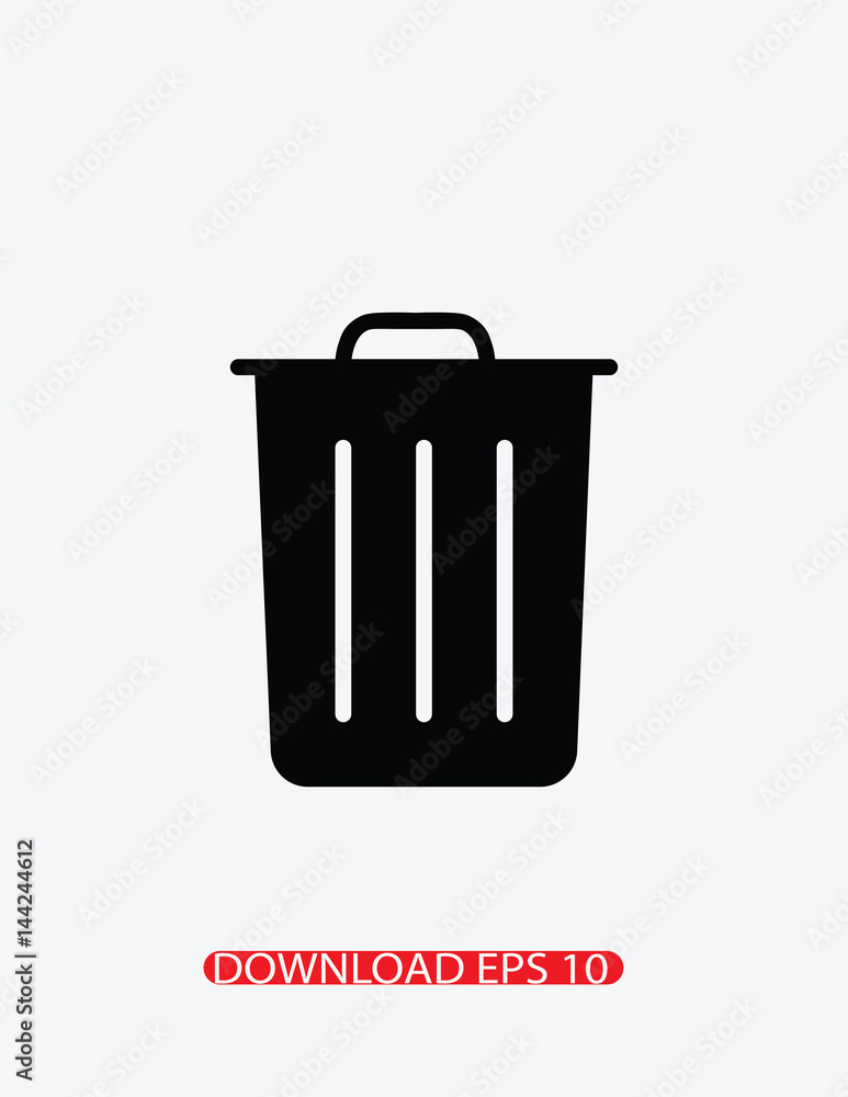 Garbage icon, Vector Garbage icon, Vector