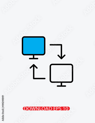 Networking icon, Vector © Emmeewhite