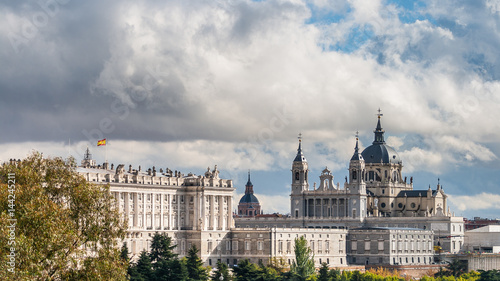 Royal Palace of Madrid and Almudena Cathedral, Spain