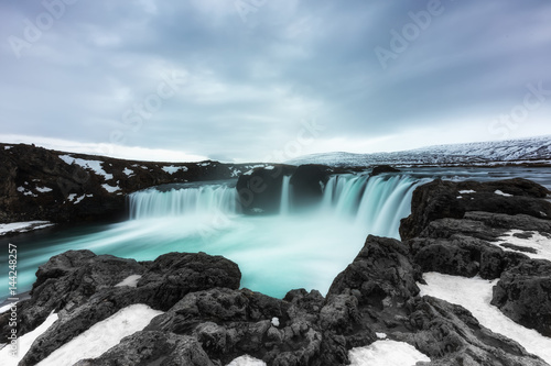 Godafoss is one of the most beautiful waterfalls on the Iceland © ververidis
