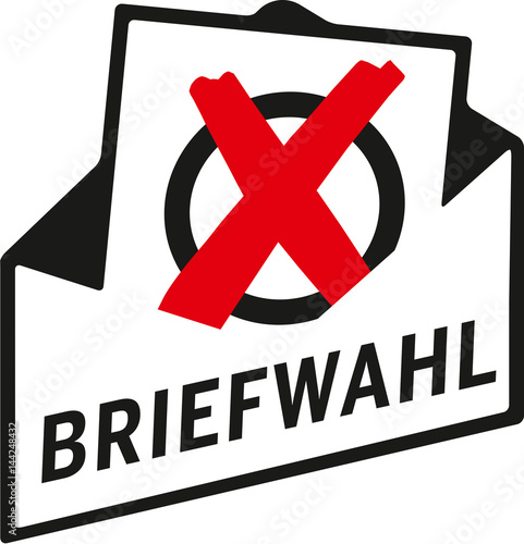 Piktogramm Briefwahl