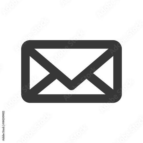Email or mail symbol icon vector illustration graphic design