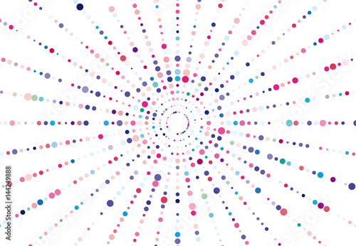 配色デザイン　ドット