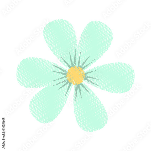 cute flower decorative icon vector illustration design © Gstudio
