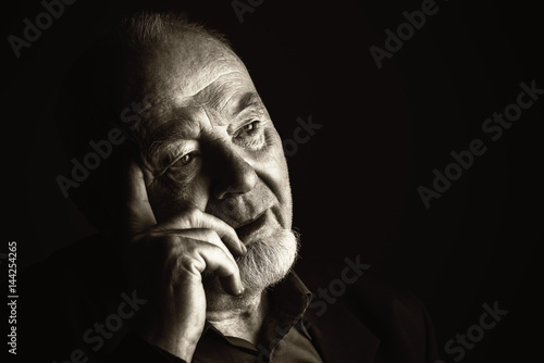 pensive senior man © Andrey Kiselev