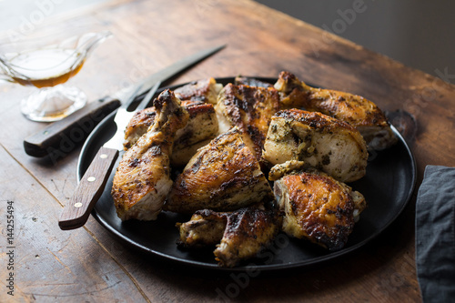 Thrice roasted chicken