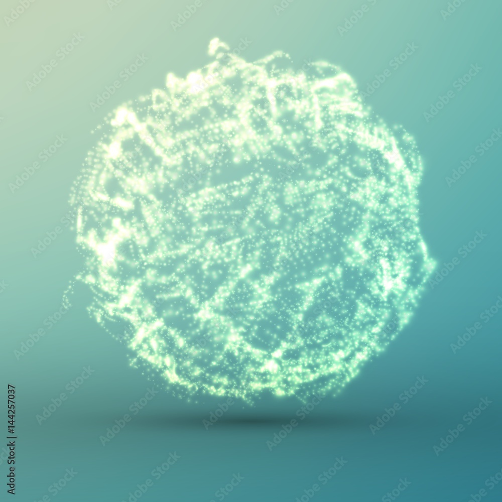 Abstract vector light blue mesh background. Bio luminescence of colony. Futuristic style card. Elegant background for business presentations. Eps 10. Abstract vector light blue mesh background. Bio luminescence of colony. Futuristic style card. Elegant background for business presentations. Eps 10.