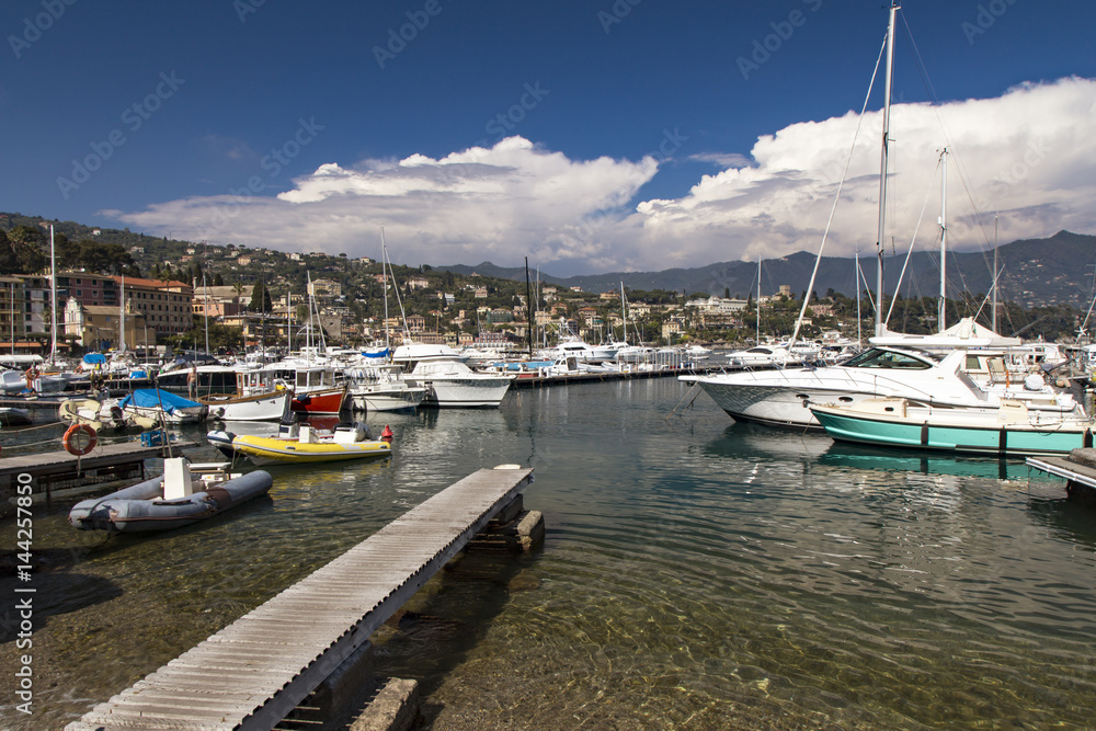 Boats moored in Santa Margherita Ligure
