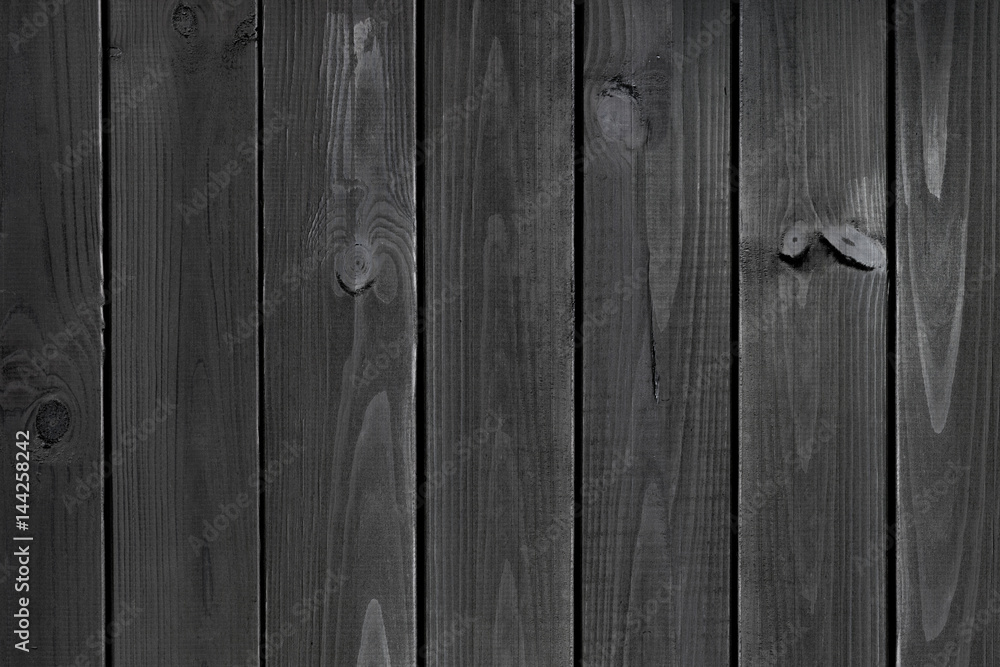 Schwarze Holzbretter als Hintergrund Schwarze Holzbretter als Hintergrund