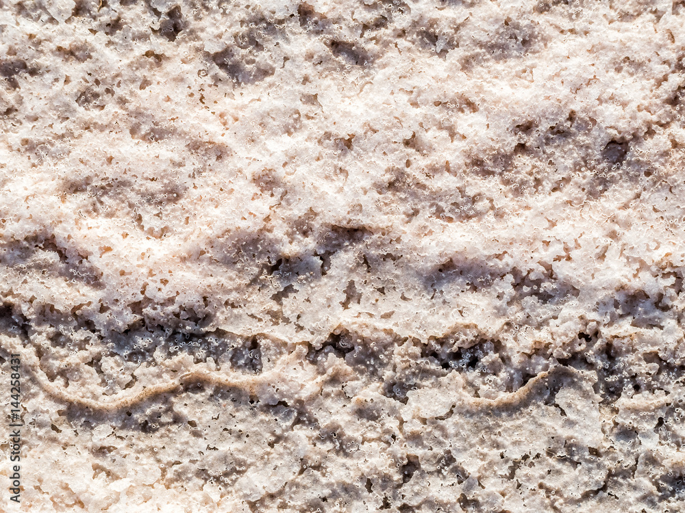 dried surface of salt after water evaporated dried surface of salt after water evaporated