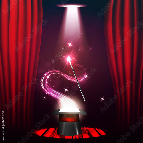 The concept of magic shows and entertainment.