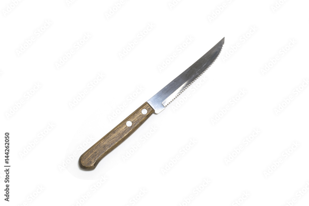 Kitchen knife isolated on white background Kitchen knife isolated on white background