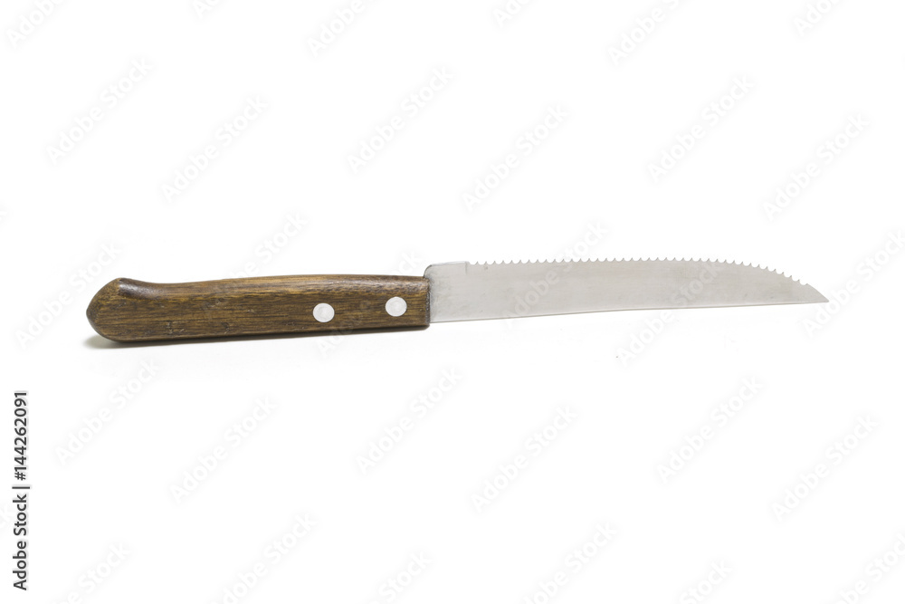 Kitchen knife isolated on white background Kitchen knife isolated on white background