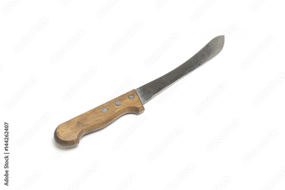 Kitchen knife isolated on white background Kitchen knife isolated on white background
