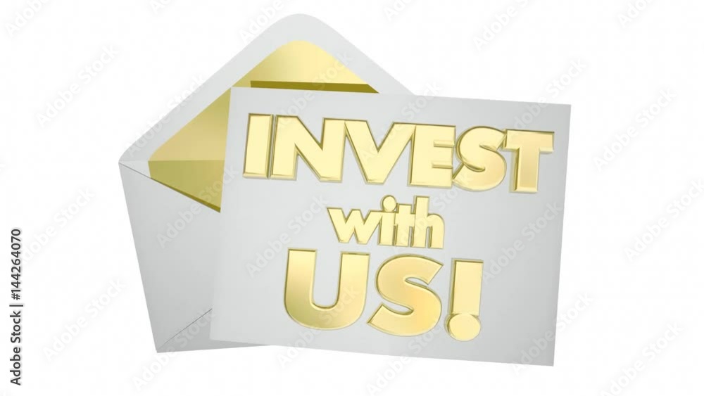 Invest with Us Invitation Envelope 3d Animation Invest with Us Invitation Envelope 3d Animation