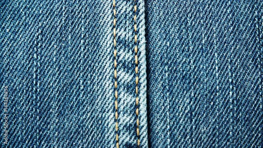 closeup detail of blue denim jeans, texture background 4K ProRes HQ codec closeup detail of blue denim jeans, texture background 4K ProRes HQ codec