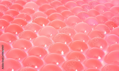 Hydrogel peach balls