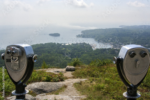 Scenic view in Camden, Maine. photo