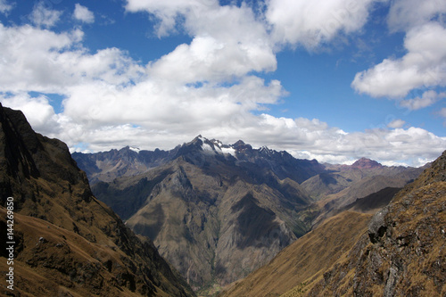 Snow Capped Mountains In Peru