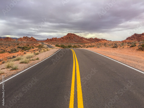 Road through the Valley of Fire