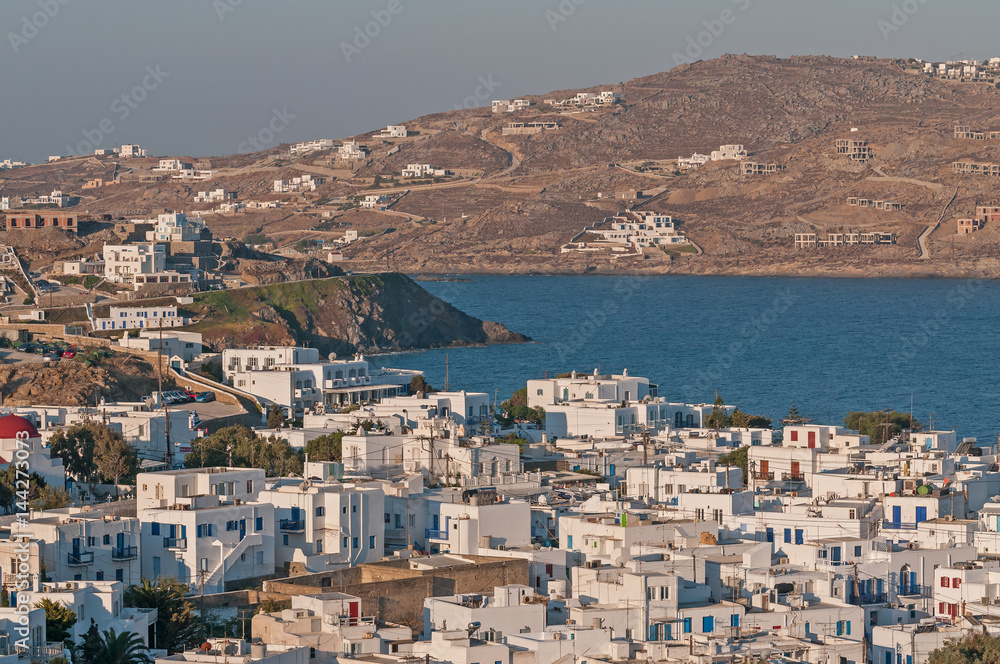 Naklejka premium Mykonos island in summer season, Greece.