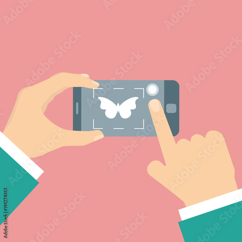 Taking photo on smart phone