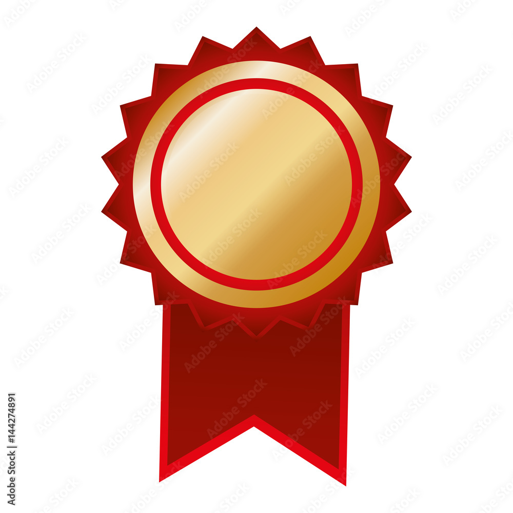 Award ribbon blank icon vector illustration graphic design Award ribbon blank icon vector illustration graphic design
