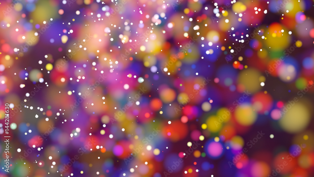 Beautiful colorful bokeh blurred background defocused lights Beautiful colorful bokeh blurred background defocused lights