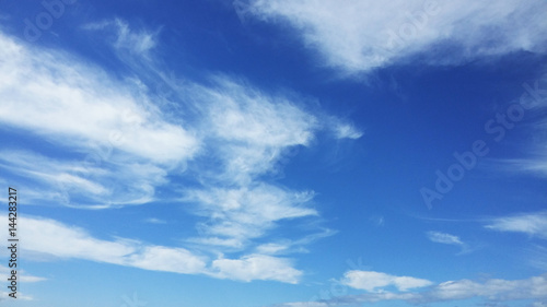 Fototapeta Naklejka Na Ścianę i Meble -  Blue sky and white clouds in a nice day