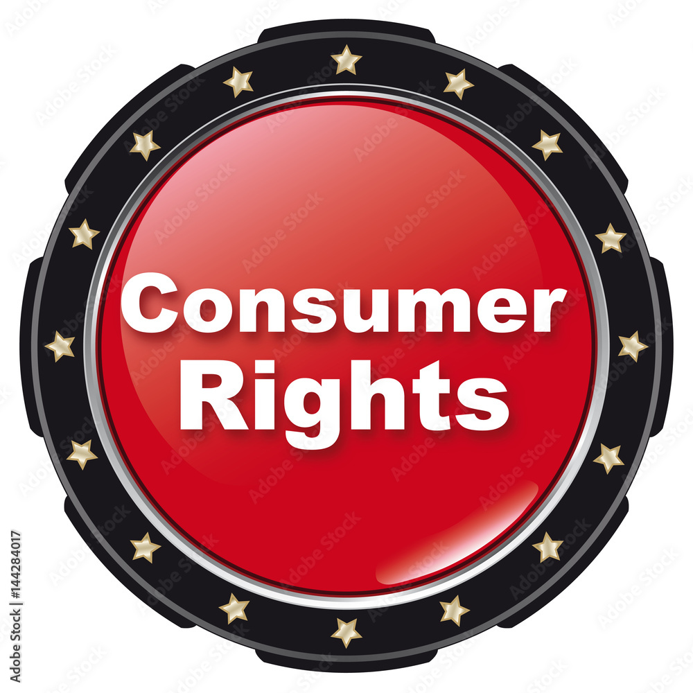Fototapeta premium consumer rights icon