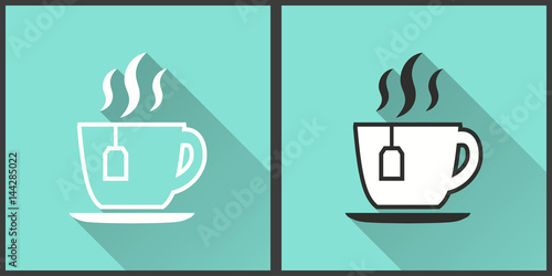 Coffee cup - vector icon.